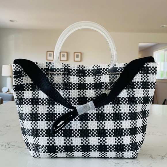 Madewell Handbags - Madewell  Black and white Small Tote Bag